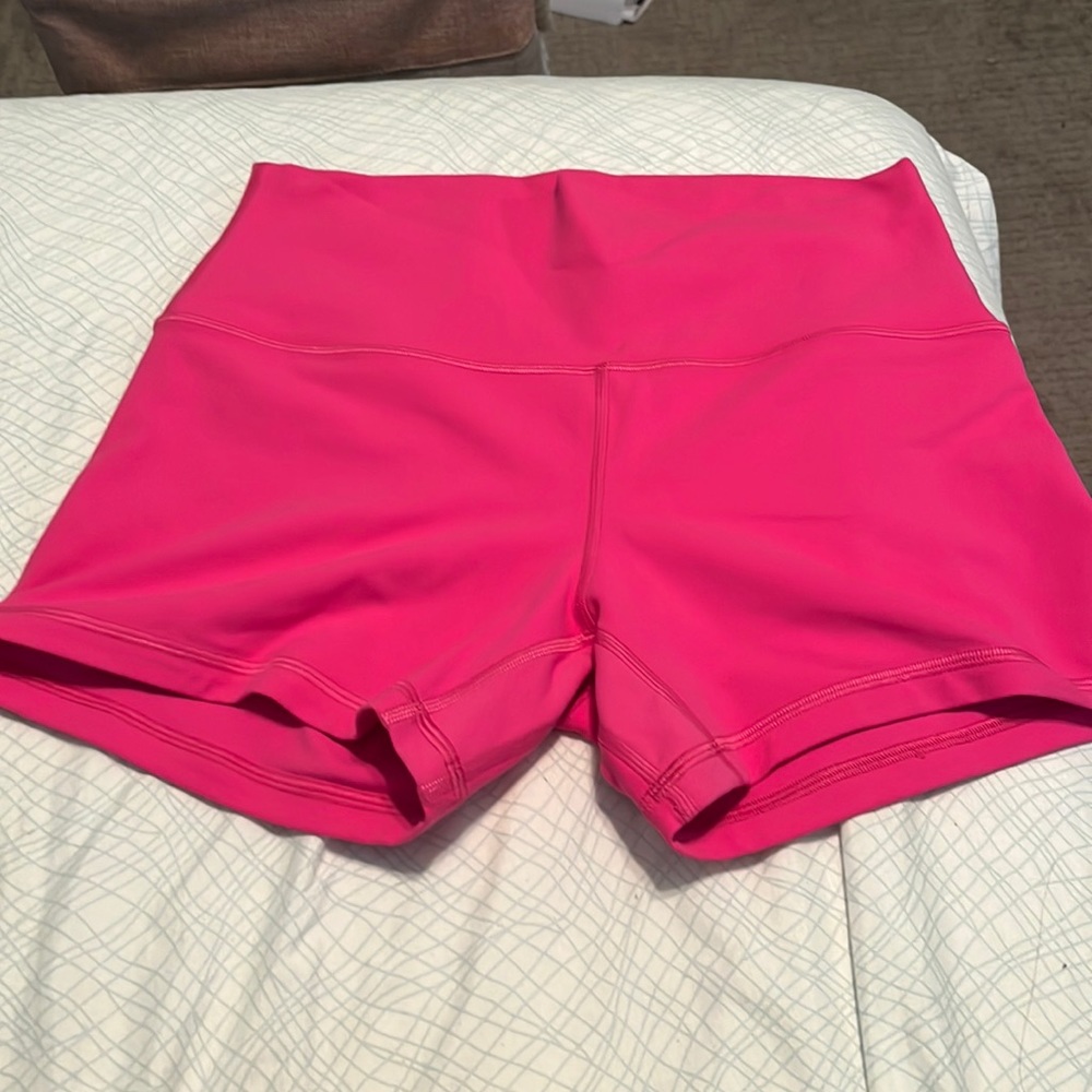 hot pink lulu spandex